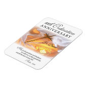 パーソナライズ、10th調整記念日、クロス マグネット (左側)