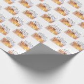 パーソナライズ、10th調整記念日、クロス ラッピングペーパー (角)