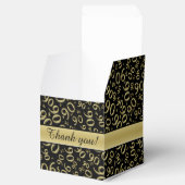 パーソナライズ： 90th Birthday Party金ゴールド/ブラック フェイバーボックス (オープン)