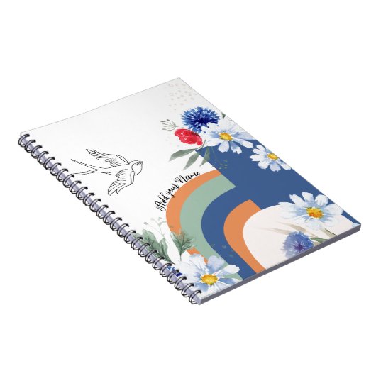 パーソナライズ: BOHO with Bird | ノートブックのジャーナル ノートブック (右側)