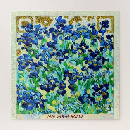 パーソナライズ, IRISES VAN GOGH絵画QRコードAI ジグソーパズル (縦)