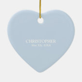 パーソナライズ, RCIAおめでとうカトリック聖餐式 セラミックオーナメント (裏面)