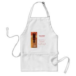 パーソナライズ， RCIAおめでとう，カトリック，赤 スタンダードエプロン