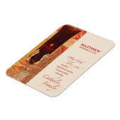 パーソナライズ， RCIAおめでとう，カトリック，赤 マグネット (左側)