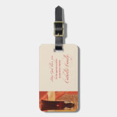 パーソナライズ， RCIAおめでとう，カトリック，赤 ラゲッジタグ (正面縦)