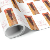 パーソナライズ， RCIAおめでとう，カトリック，赤 ラッピングペーパー (ロールコーナー)