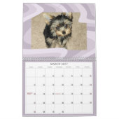 パーソナライズ!Swirl-A-LigiousPetフォトピンク カレンダー (3月 2027)