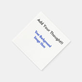 （パーソナライズ） 「Your」個人touchを追加。 スタンダードカクテルナプキン (角)