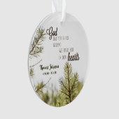 パーソナライズHeartsAcrylicの私達のオーナメントの誰か オーナメント (正面)