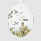 パーソナライズHeartsAcrylicの私達のオーナメントの誰か オーナメント (正面)