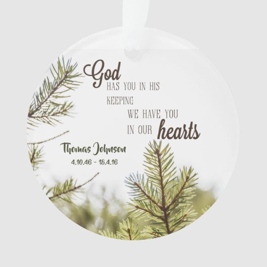 パーソナライズHeartsAcrylicの私達のオーナメントの誰か オーナメント (正面)