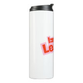 パーソナライズiamリーダーが親指を立てていない タンブラー (回転左)