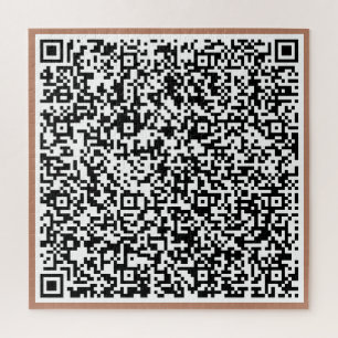 パーソナライズQRコードパズル例 ジグソーパズル