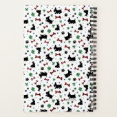 パーソナライズScottieシャムロックおもしろいカラフル小 ノートブック (裏面)