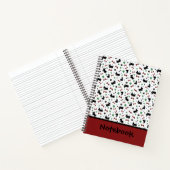 パーソナライズScottieシャムロックカラフルラッキービッグ ノートブック (内部)