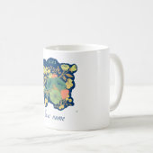 パーソナライゼーションと抵抗のブーケlマグカップ コーヒーマグカップ (正面右)