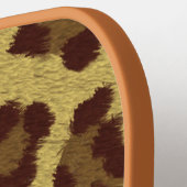 パーソナライゼーション付きLeopard Furプリント ピックルボールラケット (左詳細)