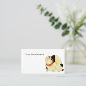 パーソナライ日本のズ可能なボブテール 名刺 (スタンド正面)