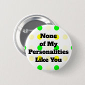 パーソナリティの丸ボタン 缶バッジ (正面&裏面)