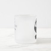 パーソナリティオル中国のスター〔占星術の〕十二宮図誕生日FGマグ フロストグラスマグカップ (中央)