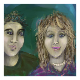 パーソナリティポートレート24x24限定版6月24日 フォトプリント           