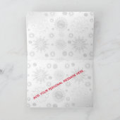 パーソナルおもしろいバイクバイクもしくは自転車に乗る人サンタカスタムー シーズンカード (内部)