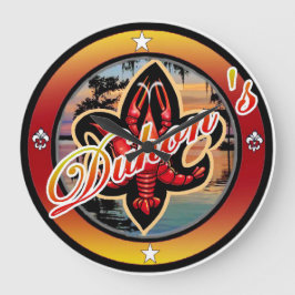 パーソナルアクリル壁掛け時計4u ラージ壁時計