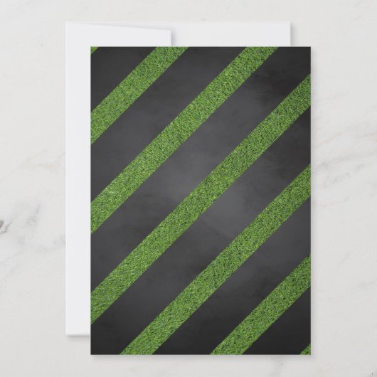 パーソナルアメリカンフットボール誕生日招待状 招待状 (裏面)