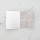 パーソナルアンティークウーマン&ホースファンタジーノートカード カード (内部)