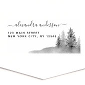 パーソナルエレガントマウンテンフォレスト差出人住所 セルフインキングスタンプ