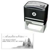 パーソナルエレガントマウンテンフォレスト差出人住所 セルフインキングスタンプ (インサイチュ)