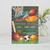 パーソナルオールスター誕生日for kid招待状 招待状 (スタンド正面)