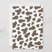 パーソナルカウボーイベビーシャワー招待状 招待状 (裏面)