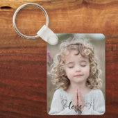 パーソナルカスタム化2写真両面アルミニウム キーホルダー (正面)