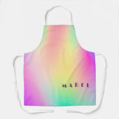 パーソナルカラフル絞り染めエプロン エプロン (正面)