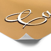 パーソナルカーペディエムビューティフルバタフライポートレート ポスター (角)