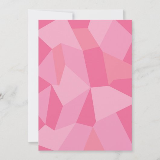 パーソナルガールズロック登山誕生日招待状 招待状 (裏面)