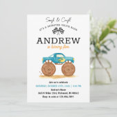 パーソナルキッドモンスタートラック誕生日 招待状 (スタンド正面)