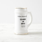 パーソナルギフト卒業スタイン ビールジョッキ (正面右)