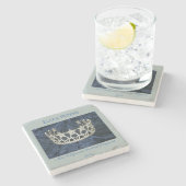 パーソナルクラウン賞大理石コースター ストーンコースター (横)