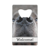 パーソナルグレートデンボトルオープナー クレジットカード栓抜き (正面)