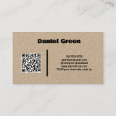 パーソナルコンシェルジュQRクラフト 名刺 (裏面)