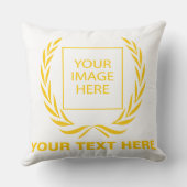 パーソナルゴールデンローレルリース クッション (裏面)