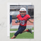 パーソナルサッカー誕生日 招待状 (裏面)