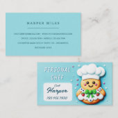 パーソナルシェフかわいいクッキーシェフ 名刺 (正面/裏面)