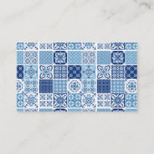 パーソナルシェフまたはレストランレモン&ブルータイル 名刺 (裏面)