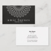 パーソナルシェフウィスクブラックケータリングブラック 名刺 (正面/裏面)