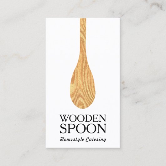 パーソナルシェフウッドスプーンホームスタイルケータリング 名刺 (正面)