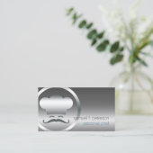 パーソナルシェフクロムシェフハットアイコン食品サービス 名刺 (スタンド正面)