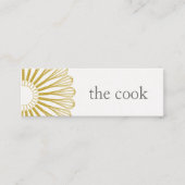 パーソナルシェフケータリングウィスクモダンケータリング スキニー名刺 (正面)